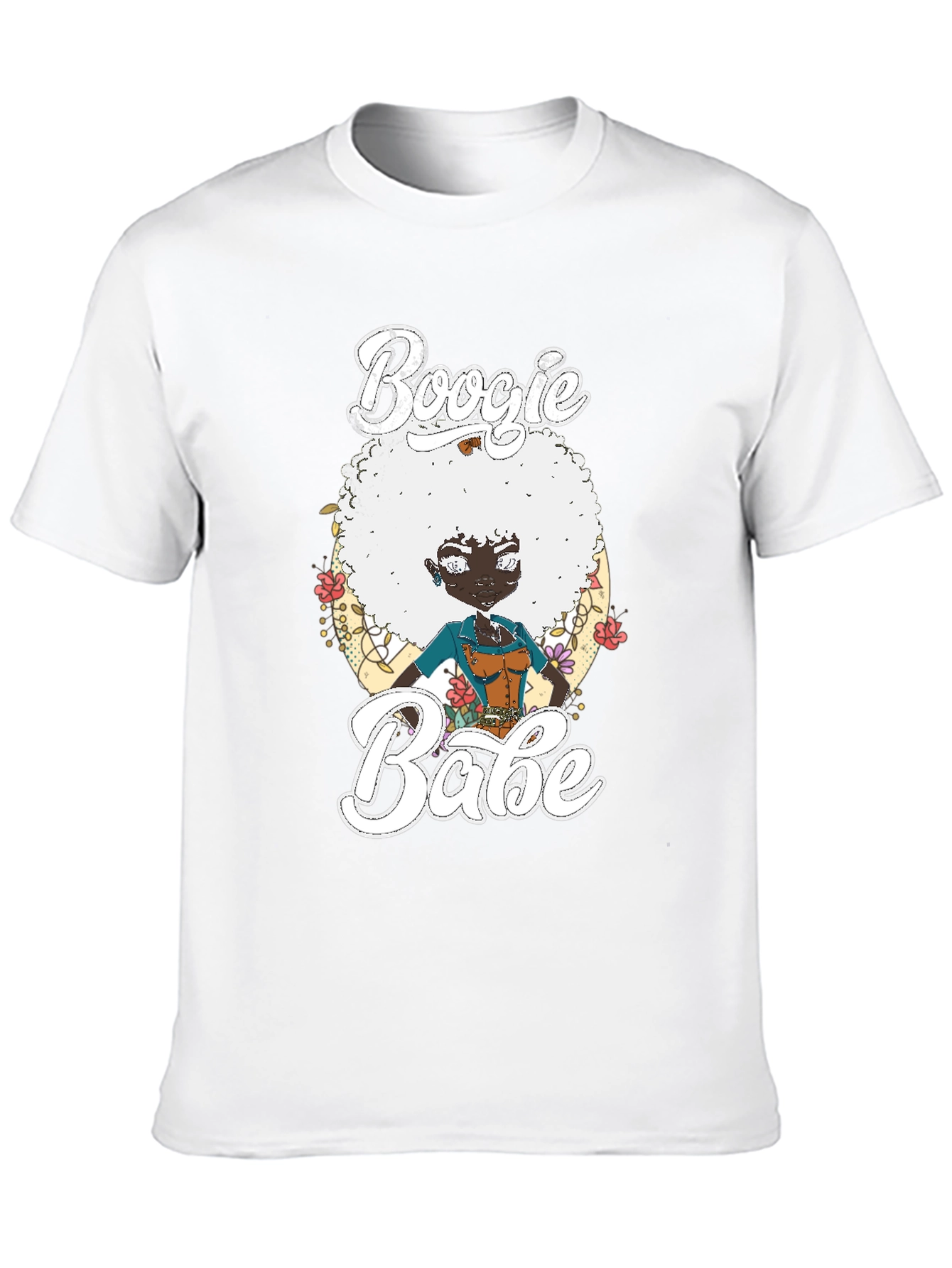 Boogie Babe T-Shirt Black Cotton Tee