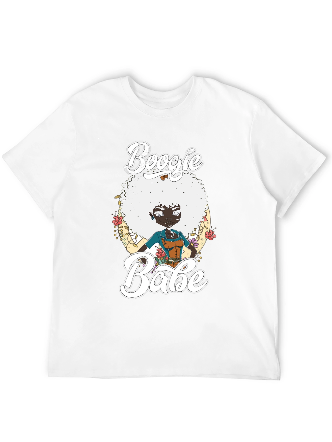 Boogie Babe T-Shirt Black Cotton Tee