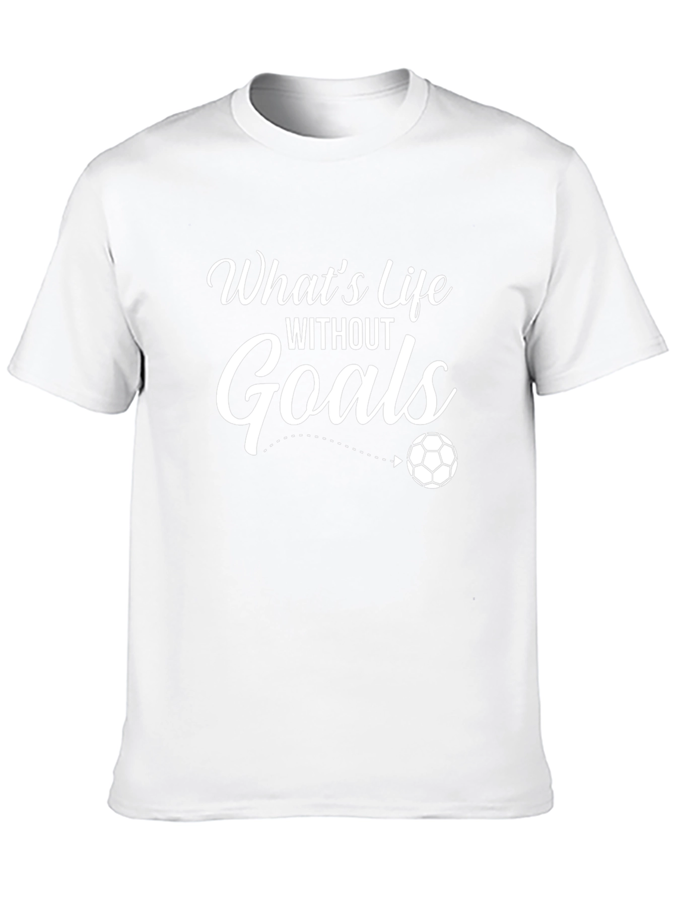 Whats Life Without Goals Black T-Shirt