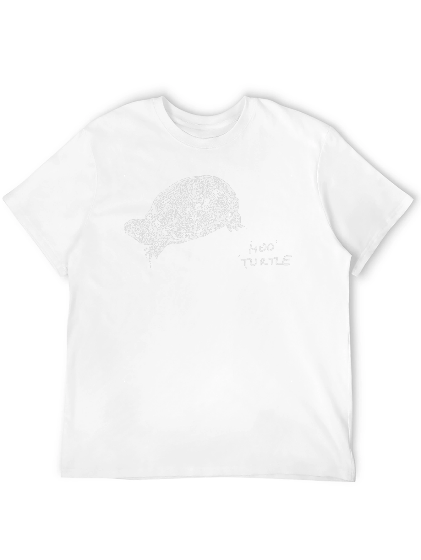 Mud Turtle Graphic T-Shirt - Unisex Black Tee