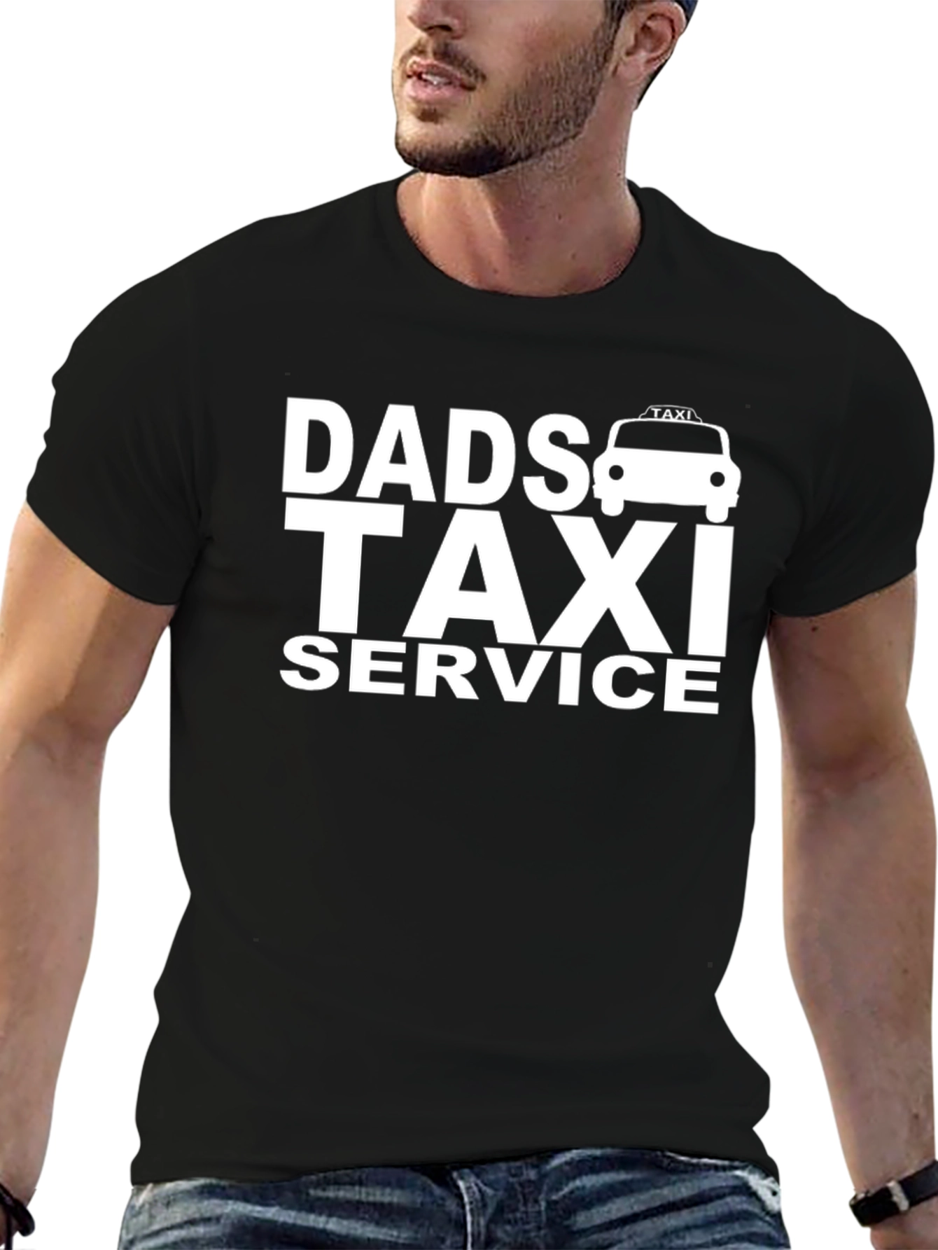 Dads Taxi Service Funny T-Shirt