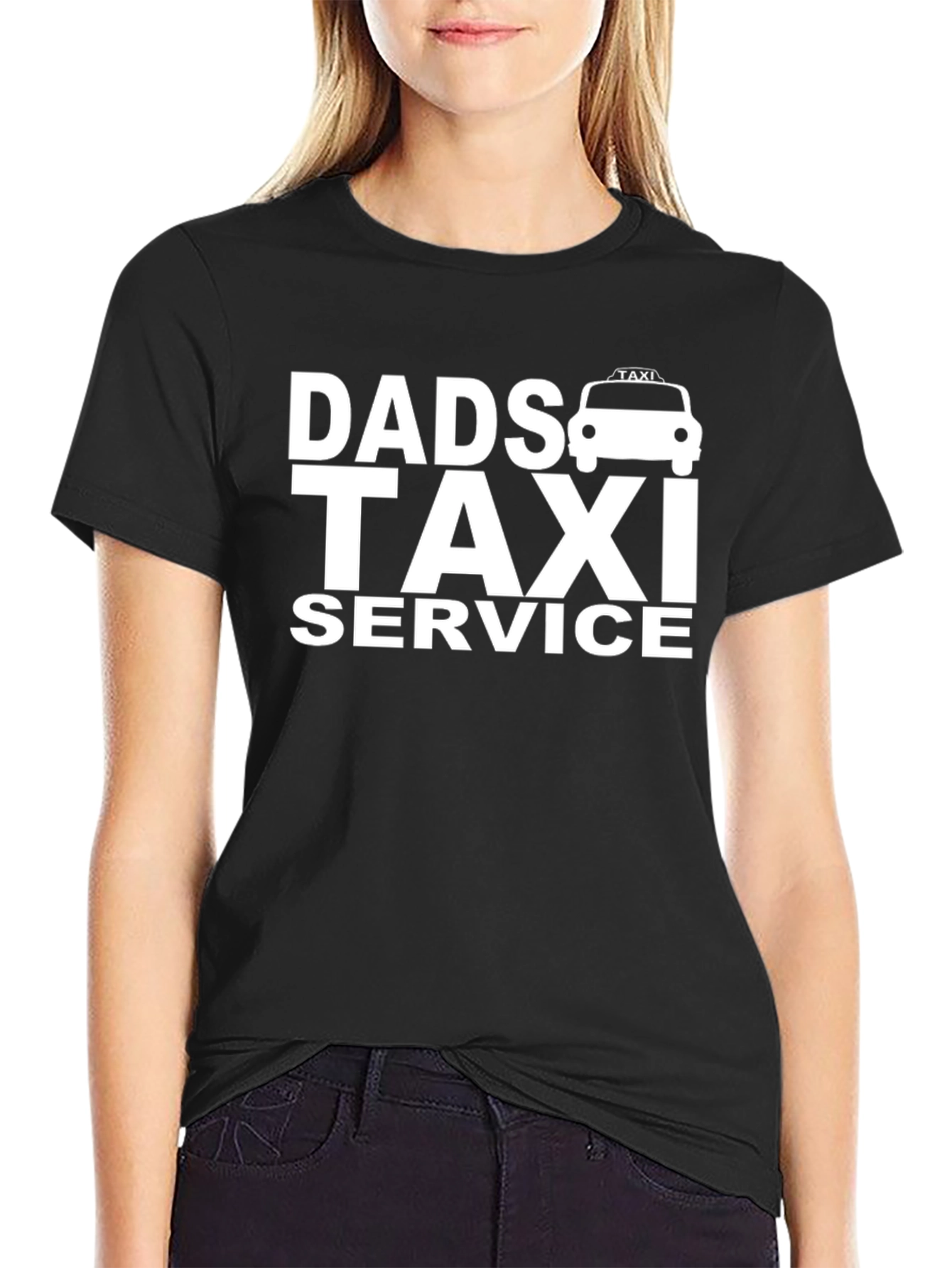 Dads Taxi Service Funny T-Shirt