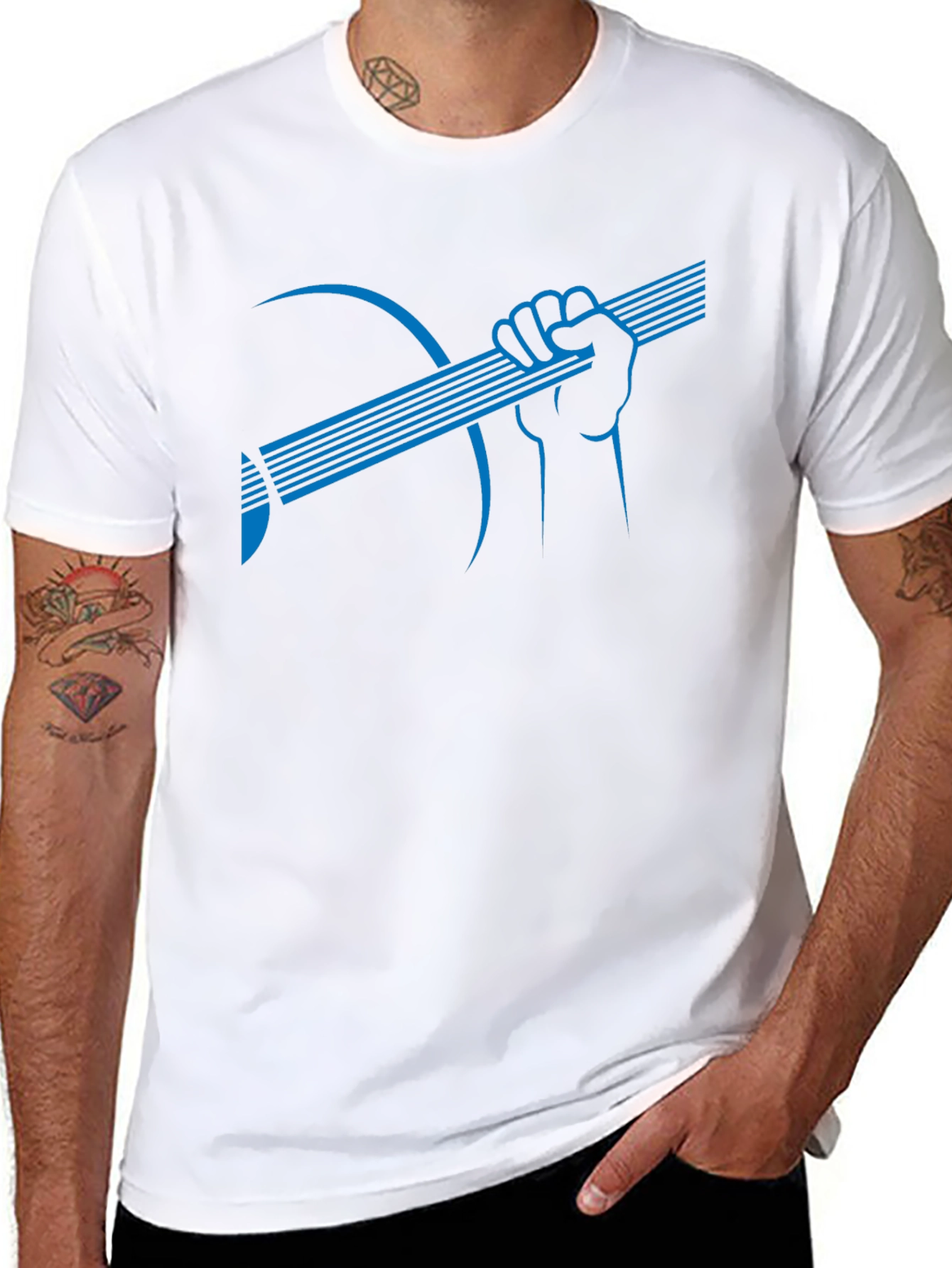 Guitar Grip T-Shirt - Music Lover Tee