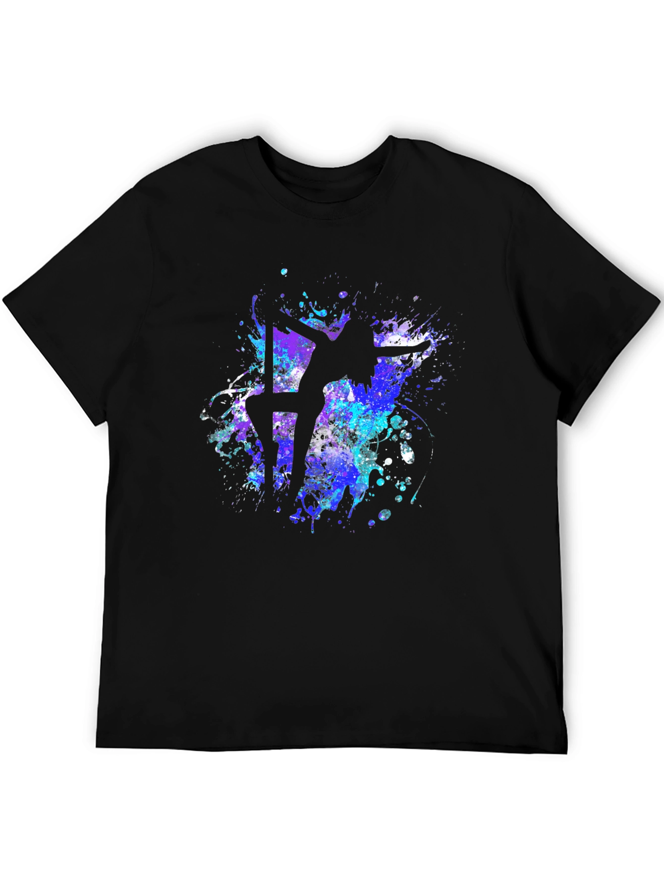 Pole Dancer T-Shirt - Abstract Silhouette Design