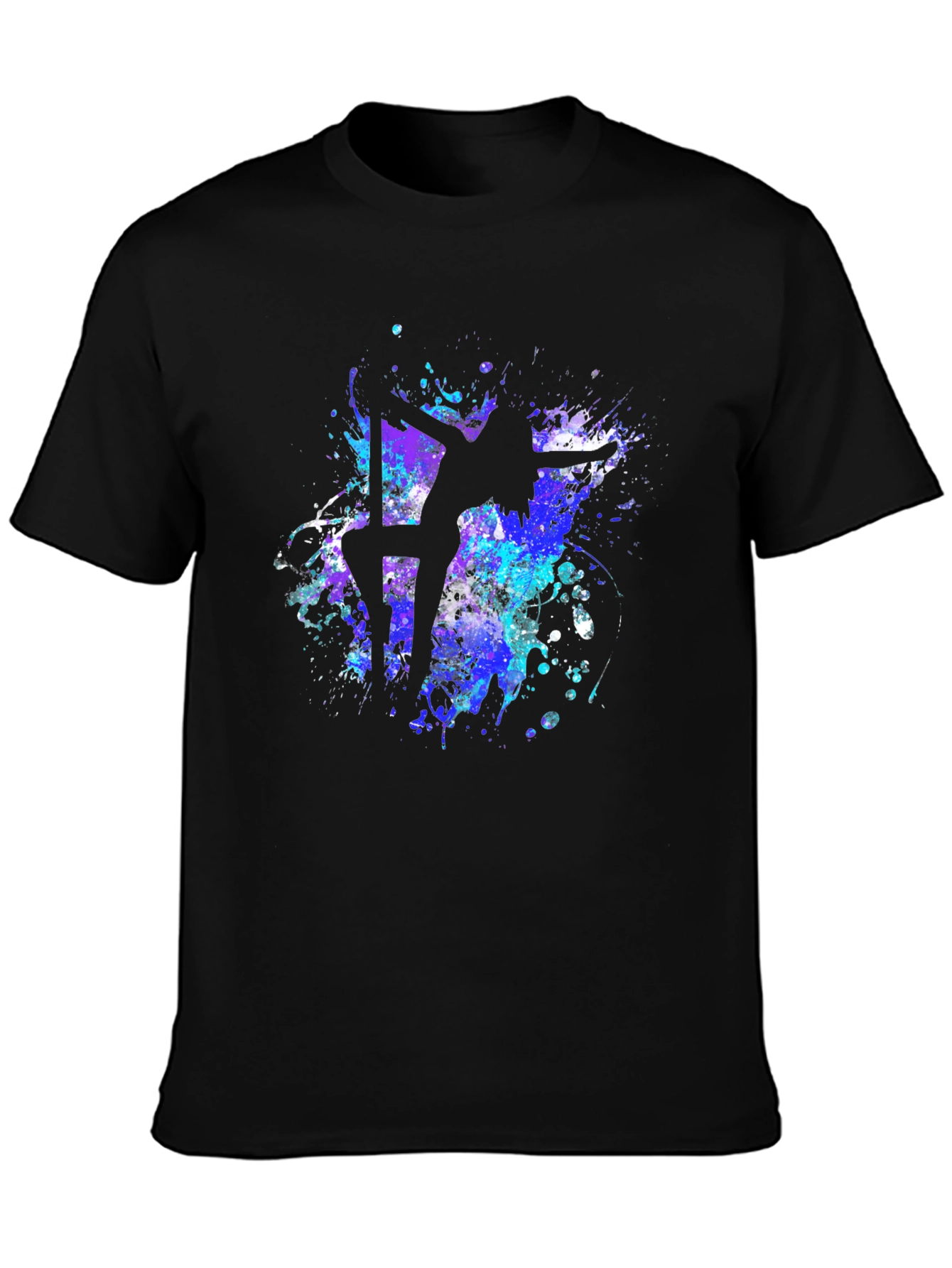 Pole Dancer T-Shirt - Abstract Silhouette Design