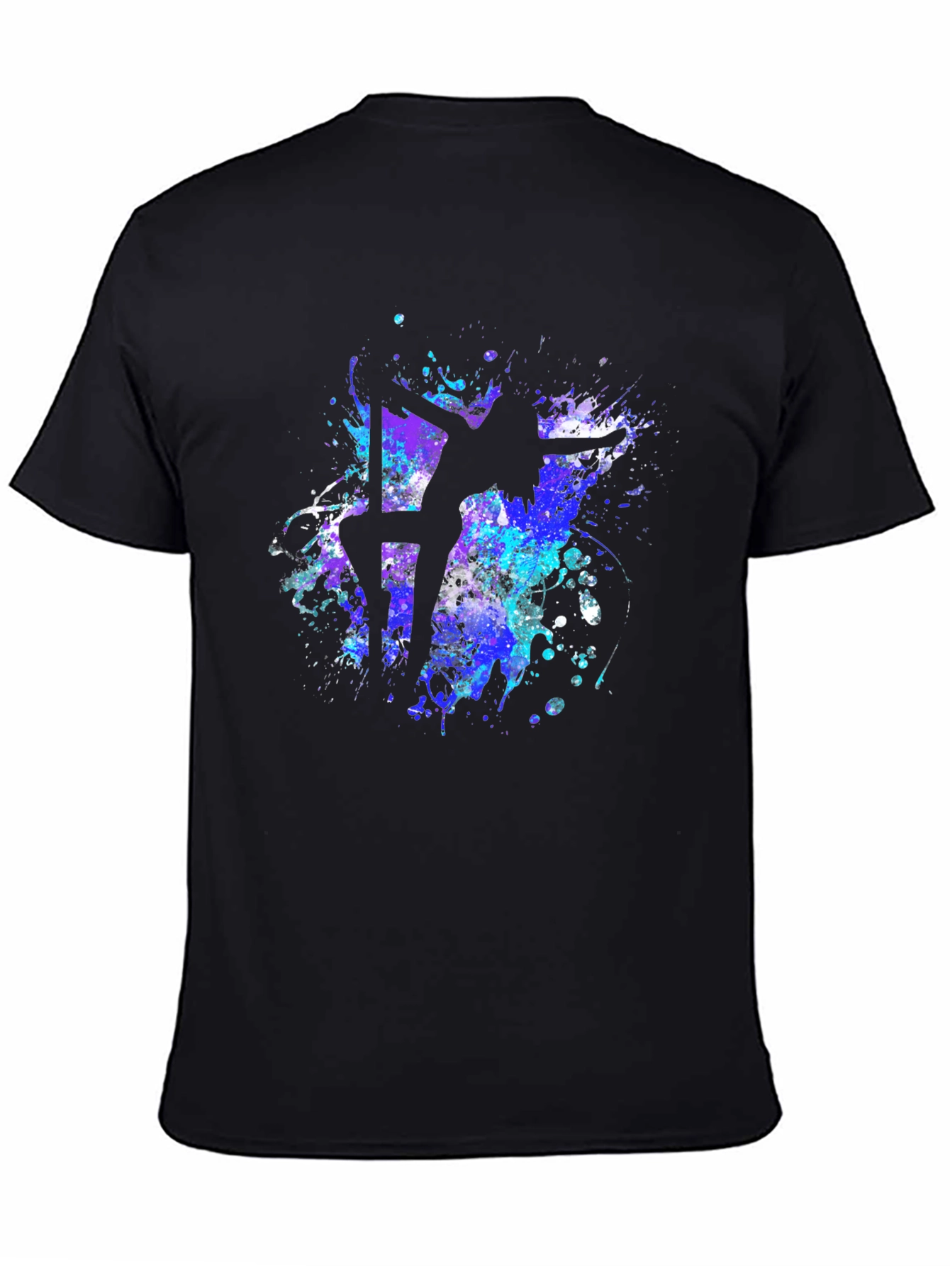 Pole Dancer T-Shirt - Abstract Silhouette Design