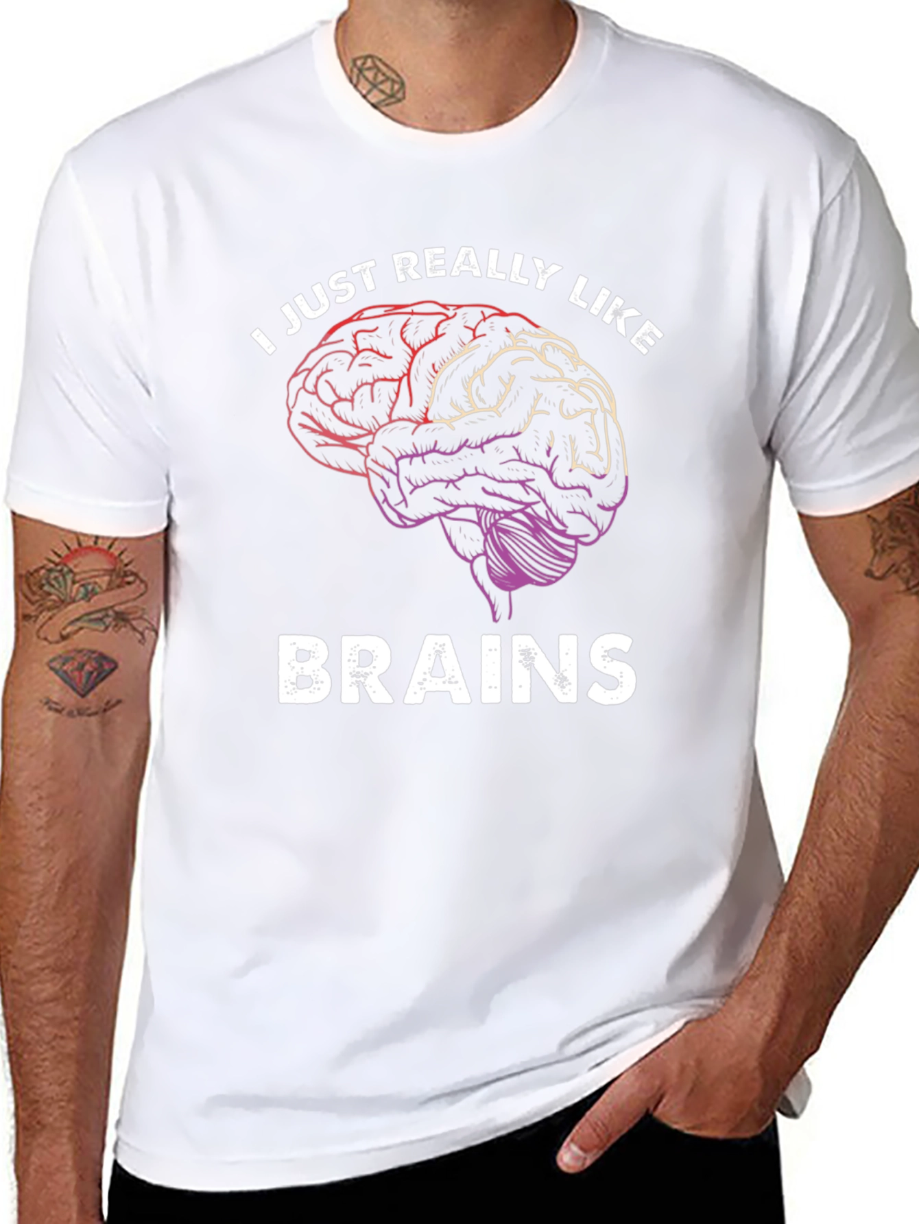 I Just Really Like Brains T-Shirt