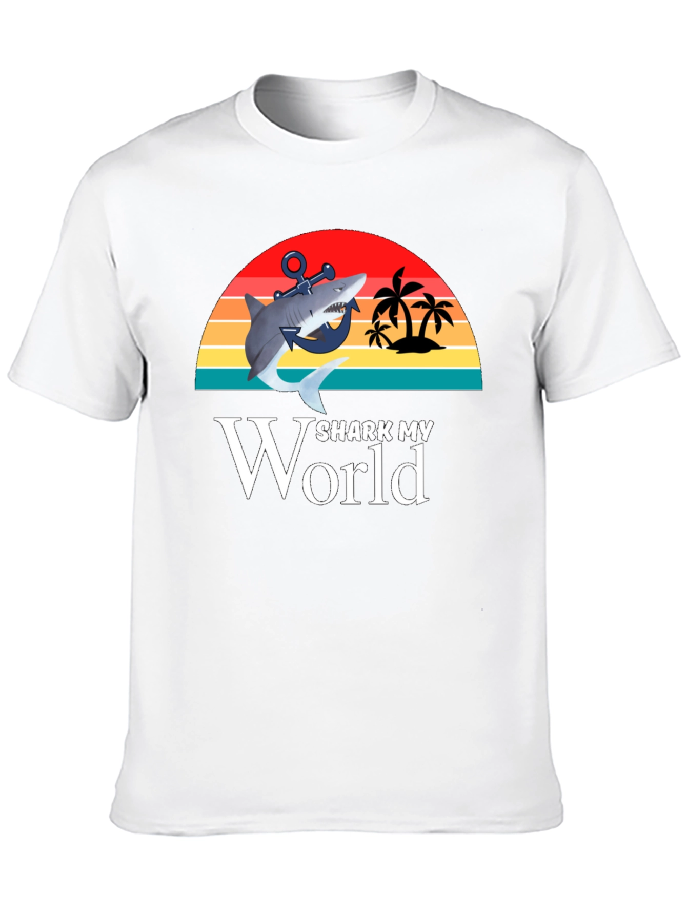 Shark My World Graphic T-Shirt
