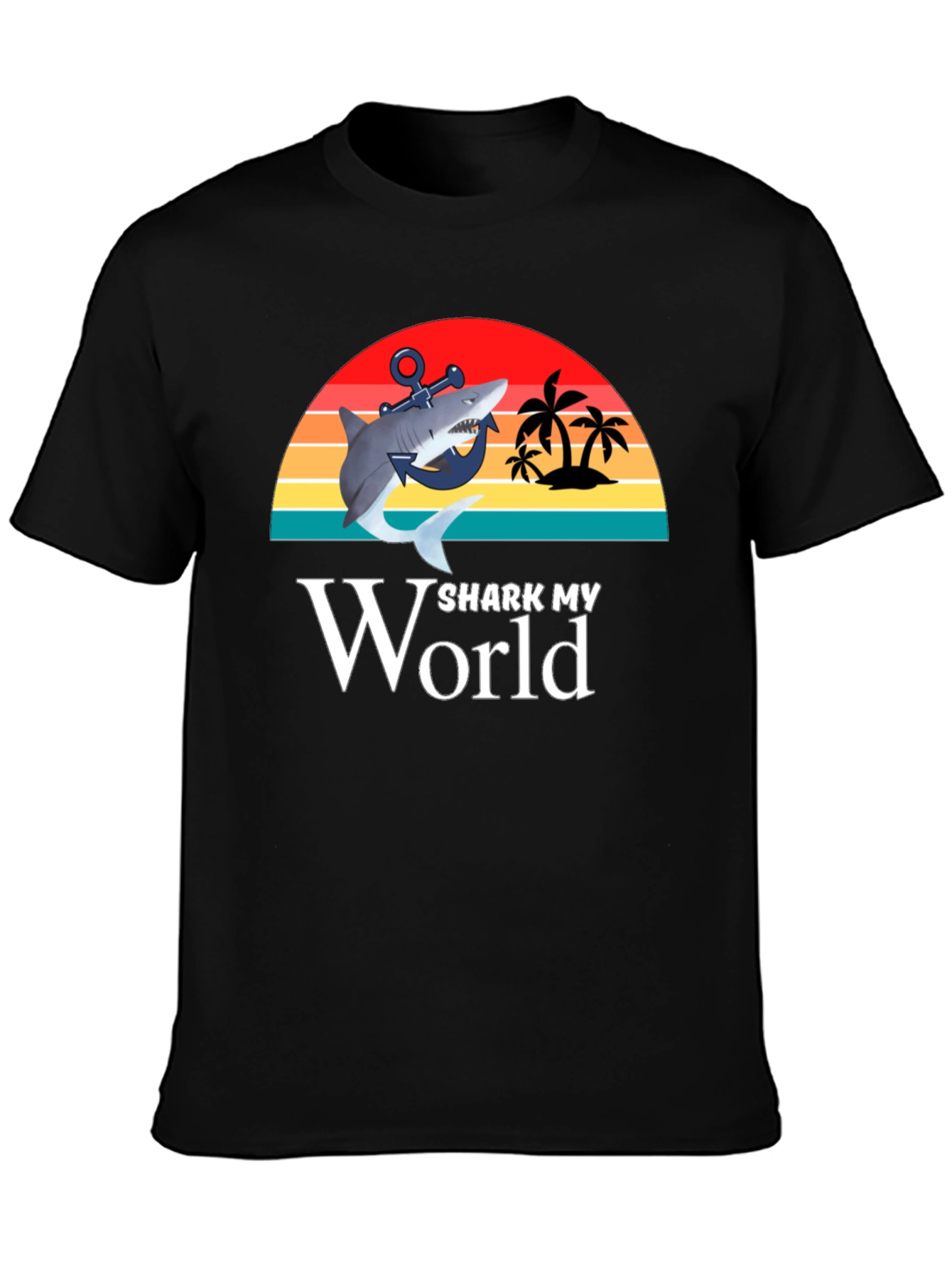 Shark My World Graphic T-Shirt