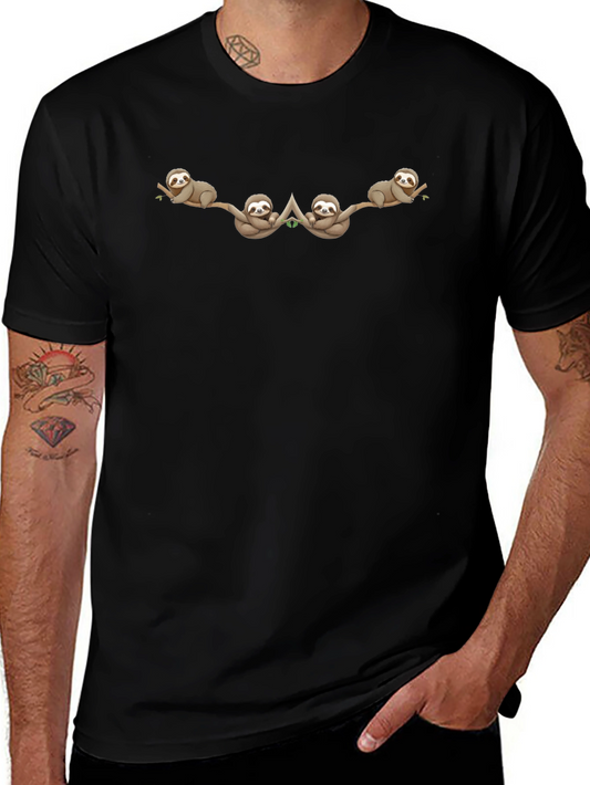 Sloth Branch Graphic Tee - Relaxed Fit