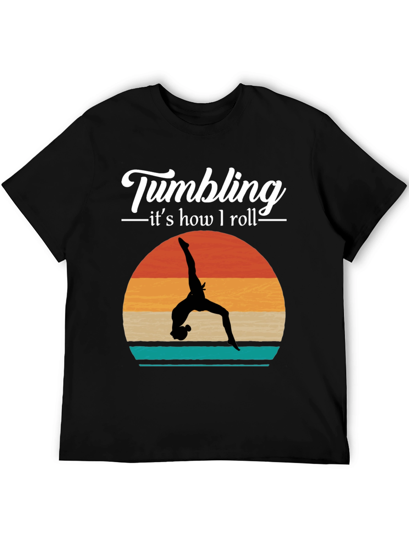 Tumbling T-Shirt - Gymnastics  Retro Style