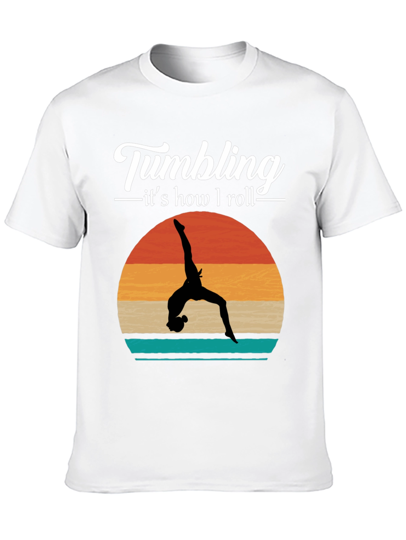 Tumbling T-Shirt - Gymnastics  Retro Style