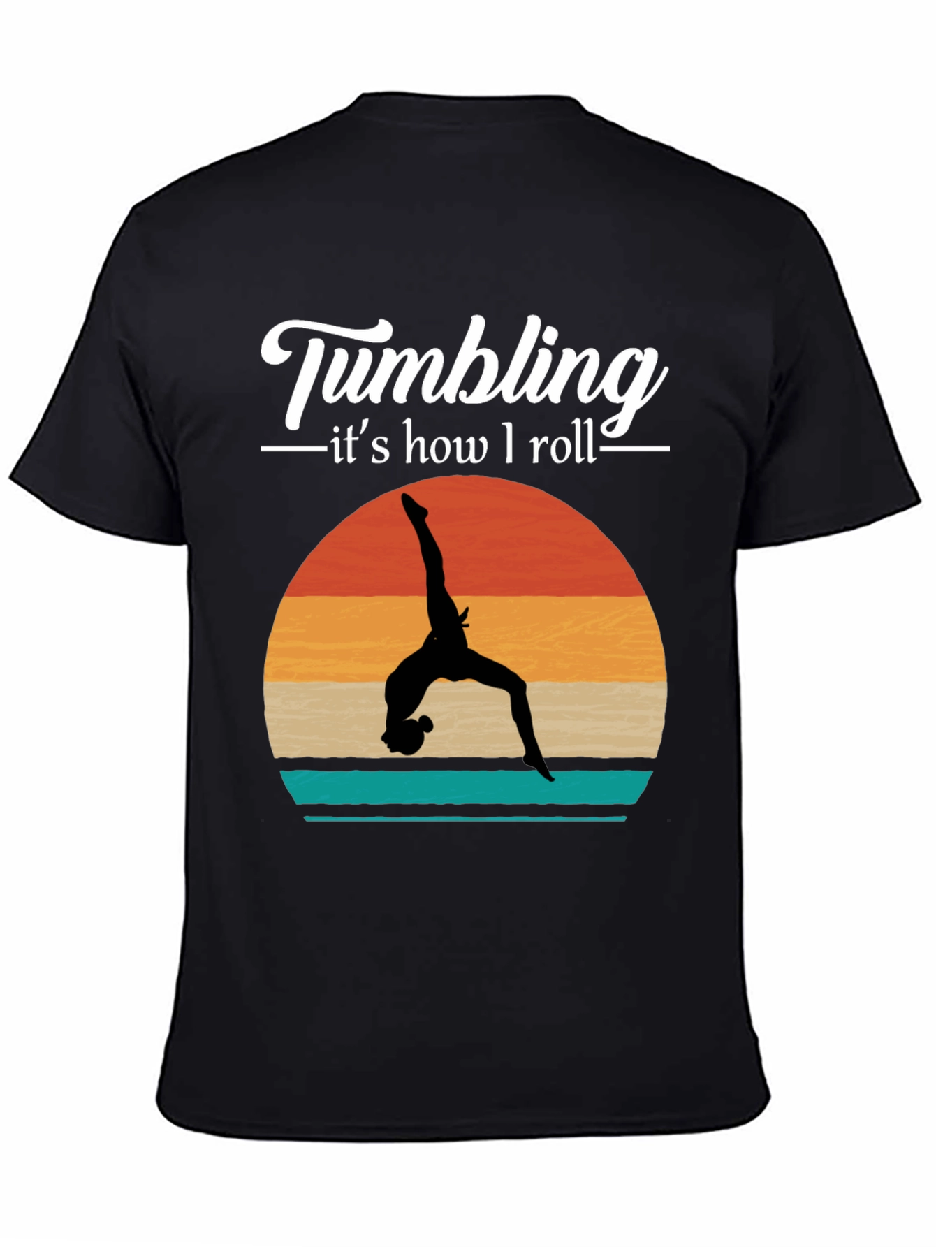 Tumbling T-Shirt - Gymnastics  Retro Style