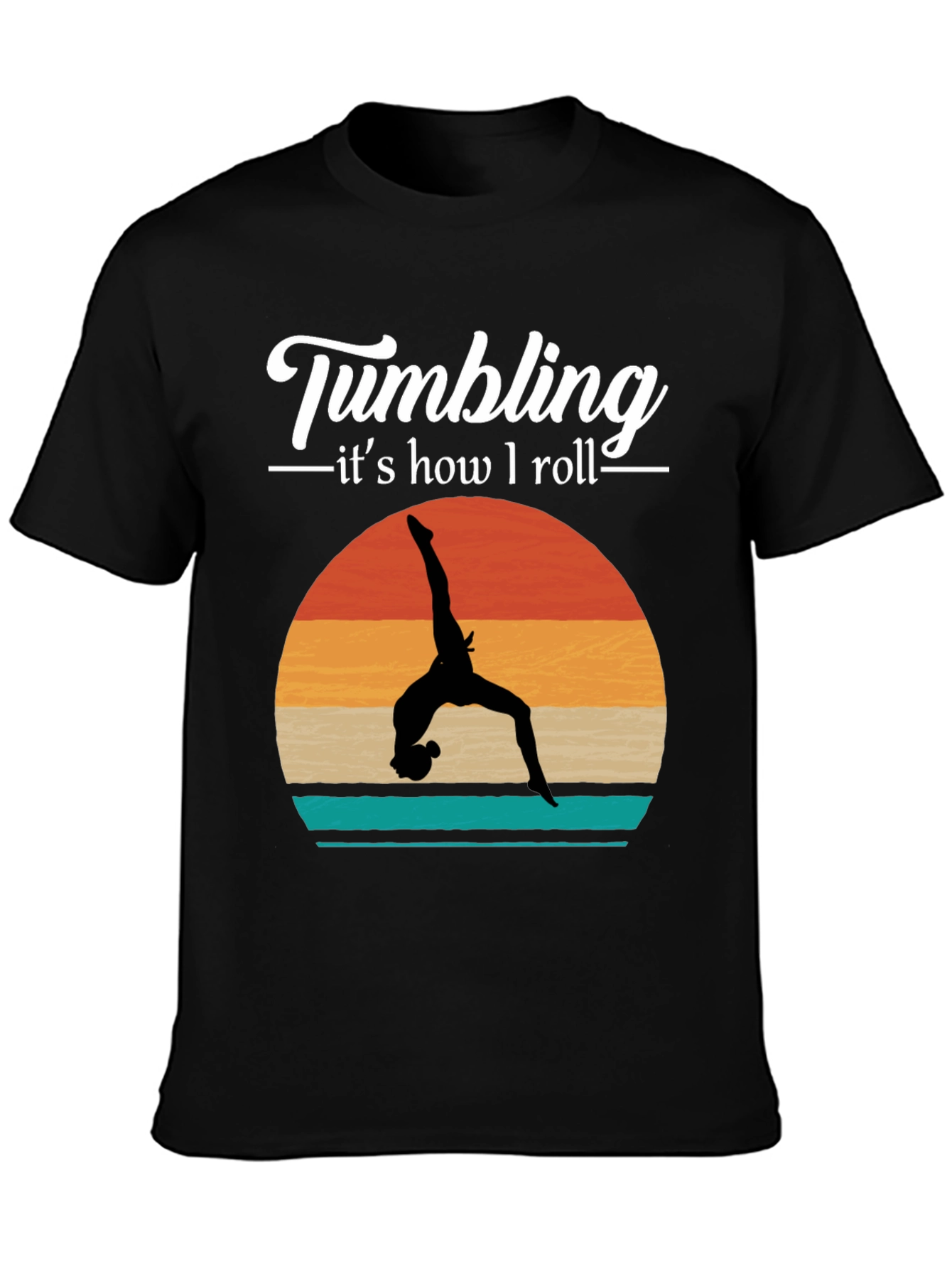 Tumbling T-Shirt - Gymnastics  Retro Style