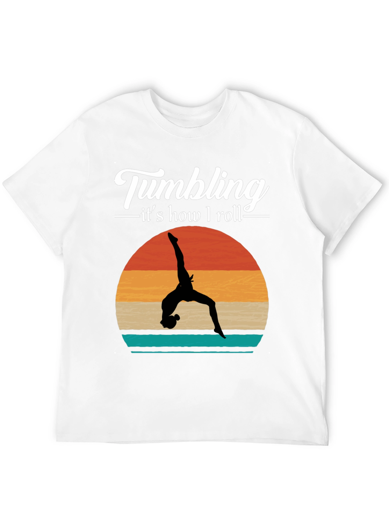 Tumbling T-Shirt - Gymnastics  Retro Style