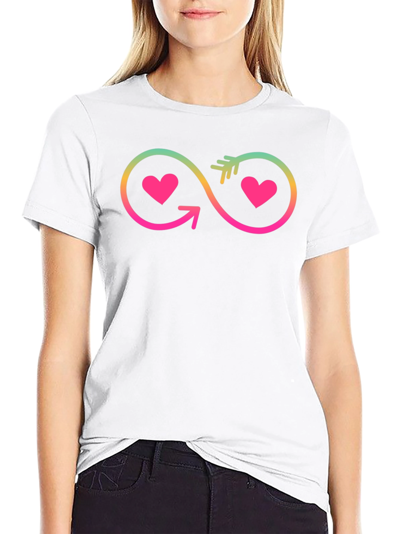 Infinity Love Arrow Graphic Tee