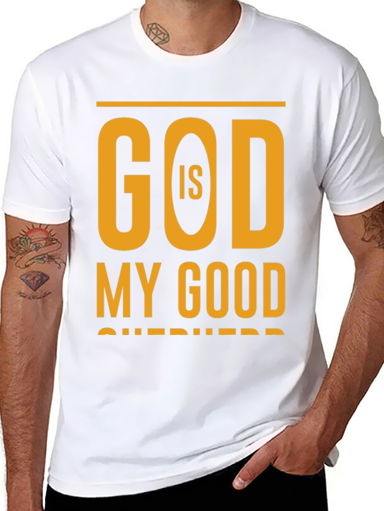 God Is My Good Shepherd Christian T-Shirt