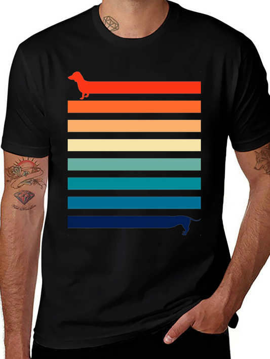 Retro Dachshund T-Shirt - Vintage Weiner Dog Tee