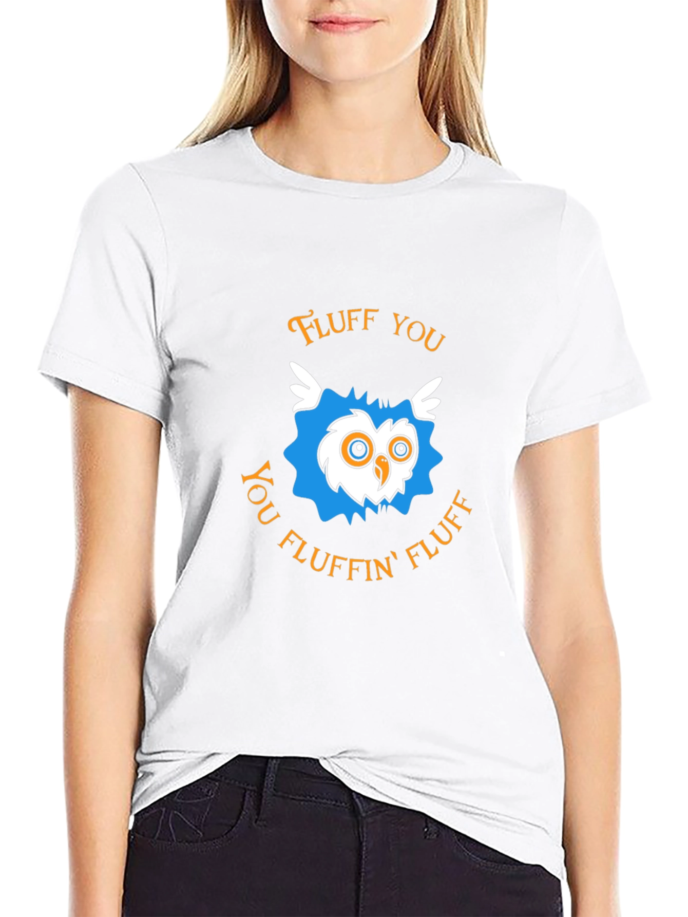 Fluff You Owl T-Shirt - Funny Graphic Tee