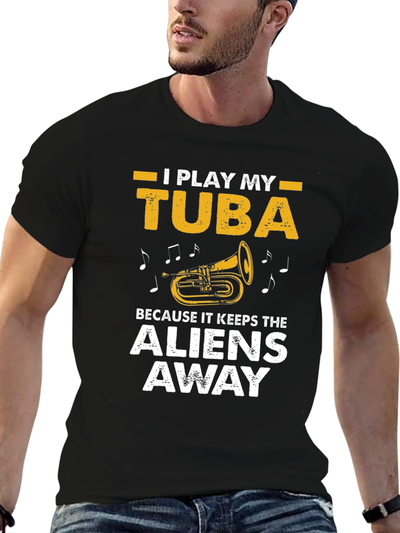 I Play My Tuba T-Shirt - Alien Protection