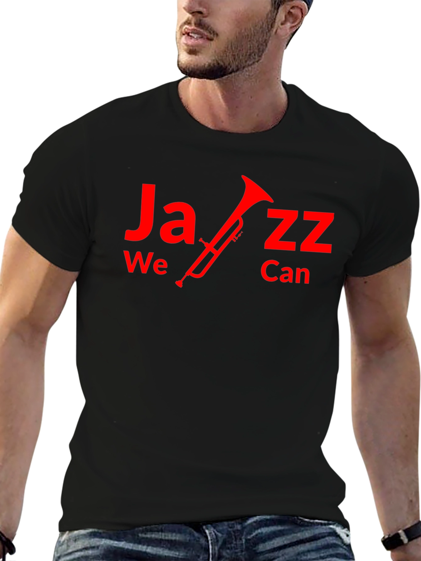 Jazz We Can Black T-Shirt