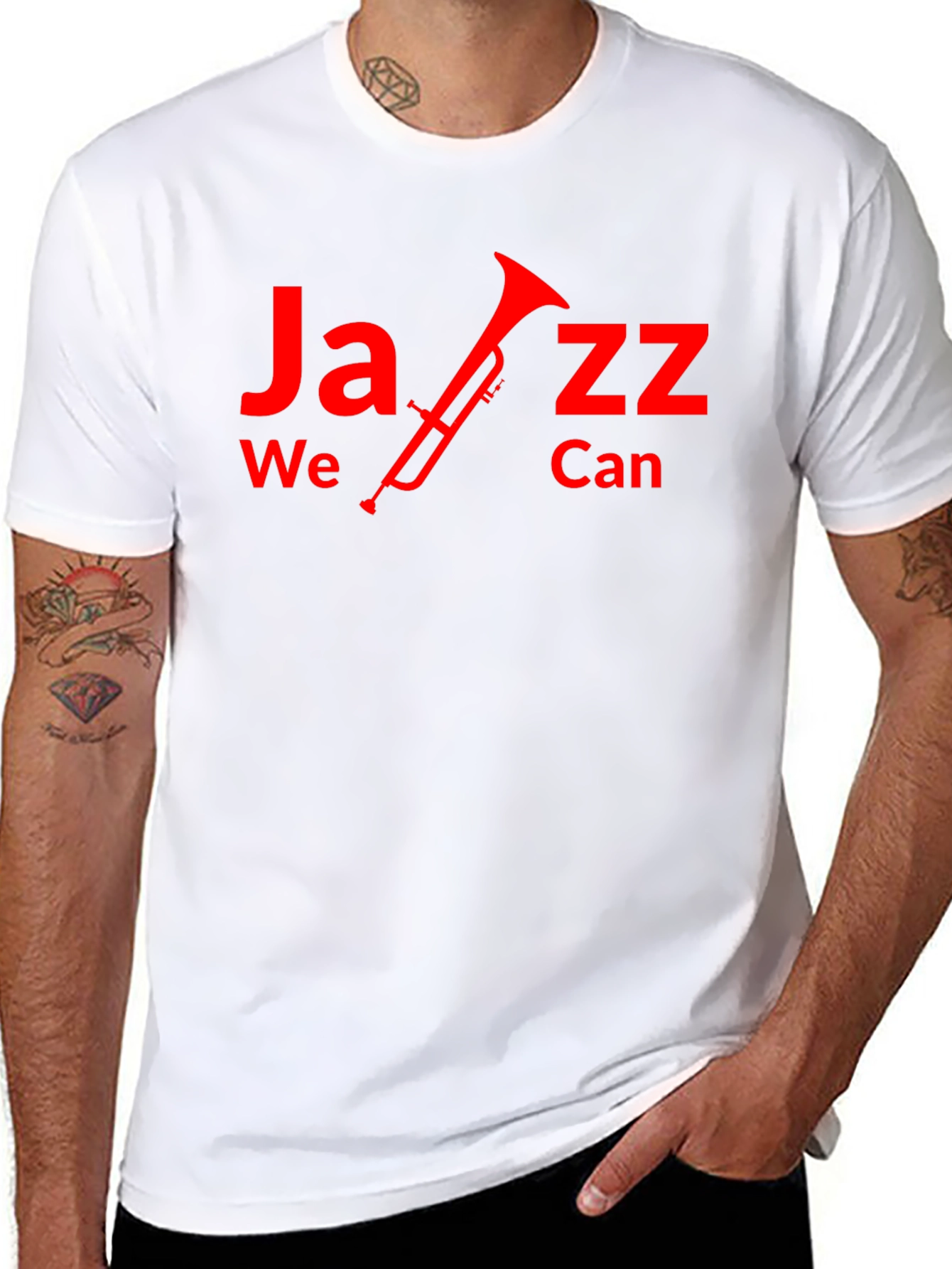 Jazz We Can Black T-Shirt