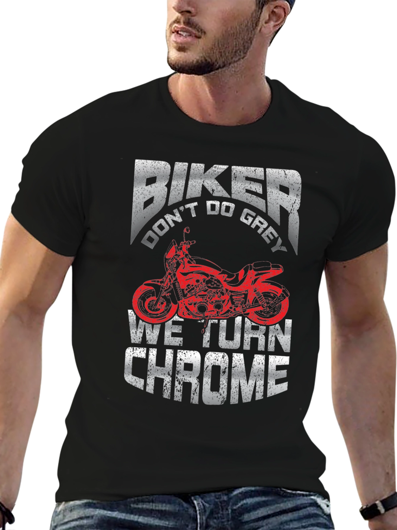 Biker Chrome T-Shirt: Ride in Style