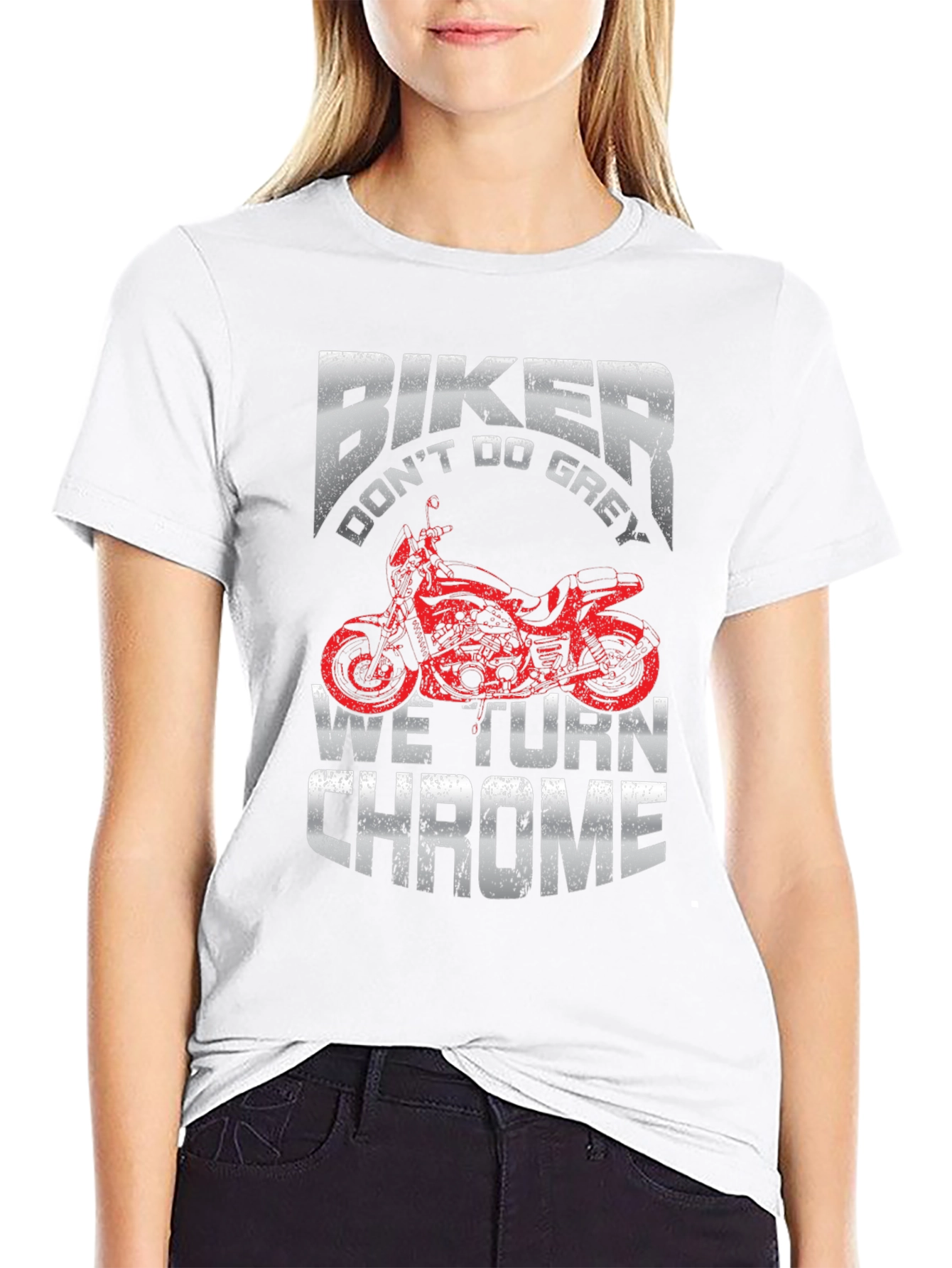 Biker Chrome T-Shirt: Ride in Style