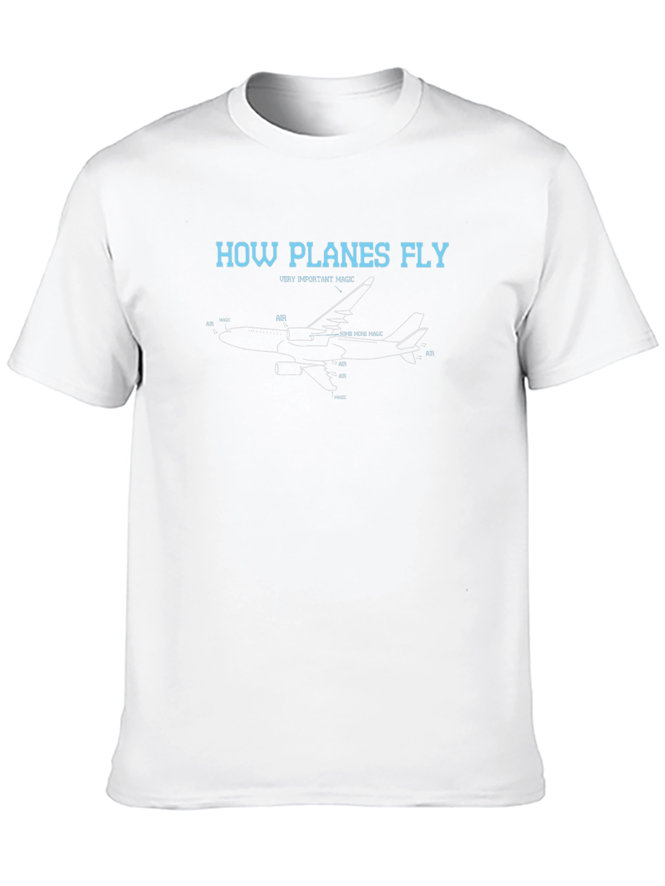 How Planes Fly T-Shirt - Aviation Magic