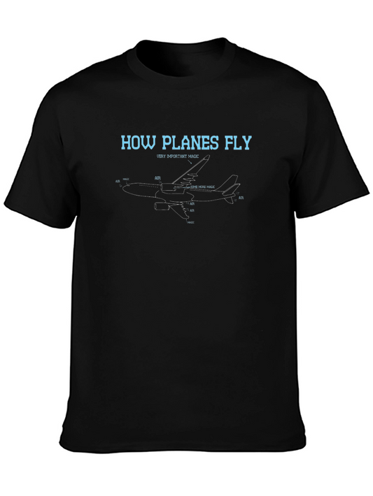 How Planes Fly T-Shirt - Aviation Magic