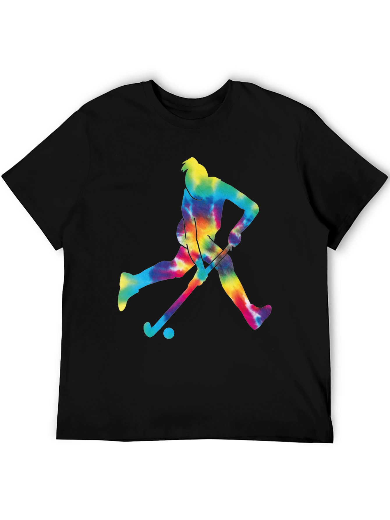 Tie Dye Field Hockey T-Shirt - Cool Graphic Tee