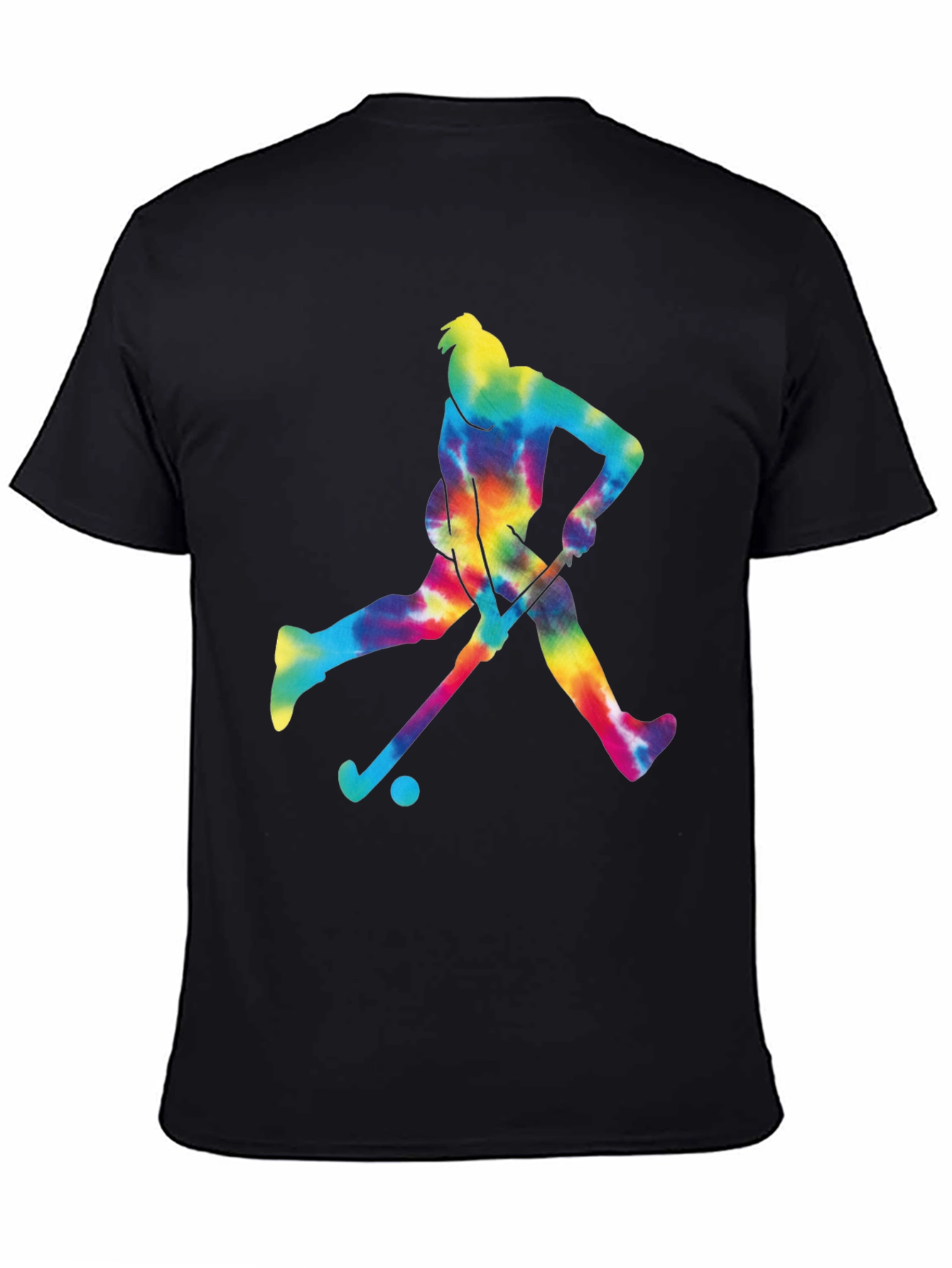 Tie Dye Field Hockey T-Shirt - Cool Graphic Tee