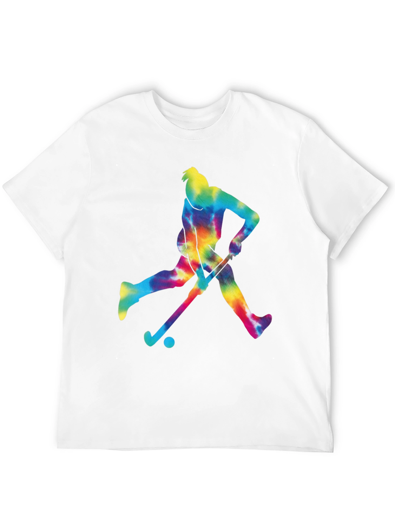 Tie Dye Field Hockey T-Shirt - Cool Graphic Tee