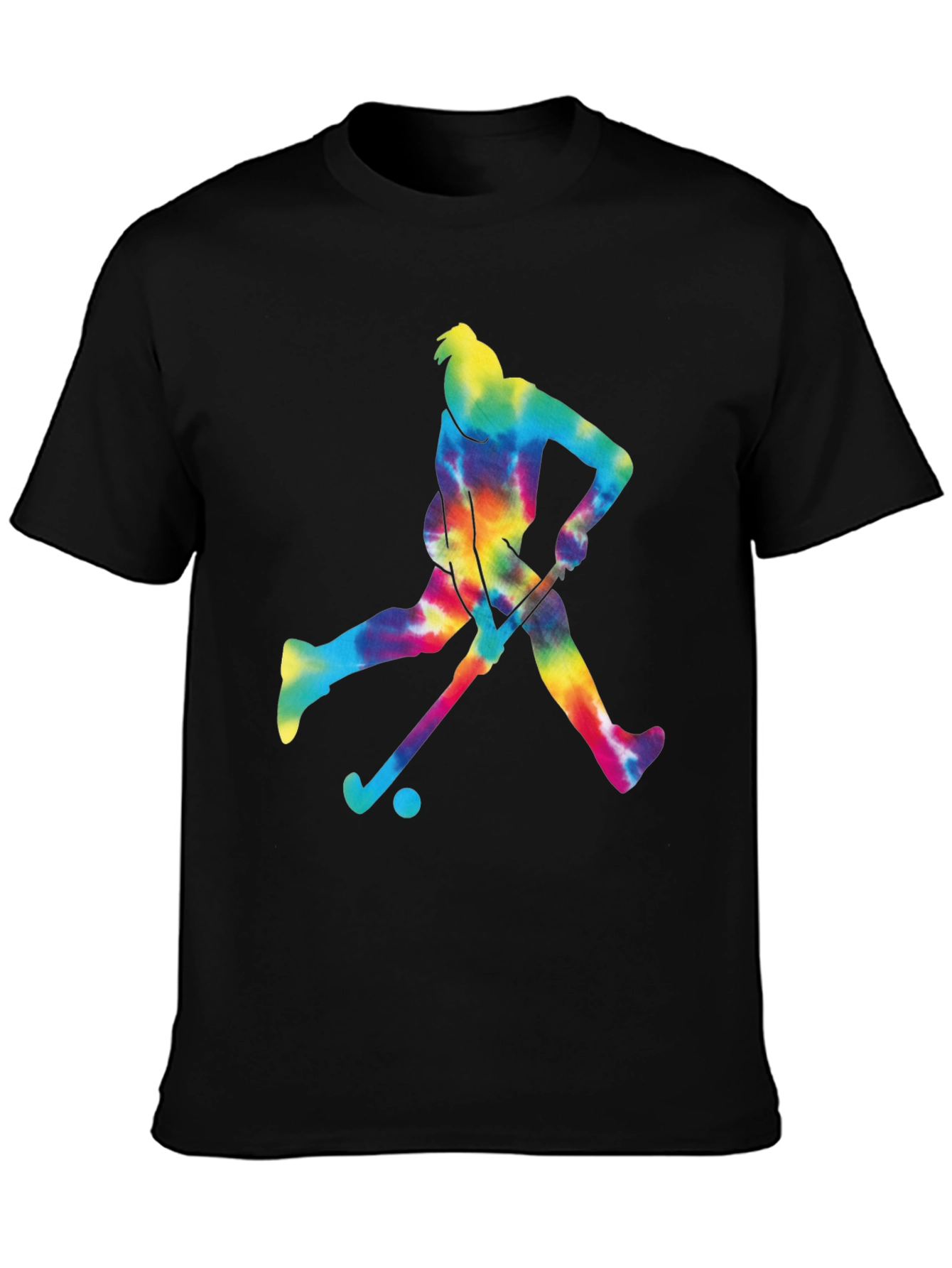 Tie Dye Field Hockey T-Shirt - Cool Graphic Tee
