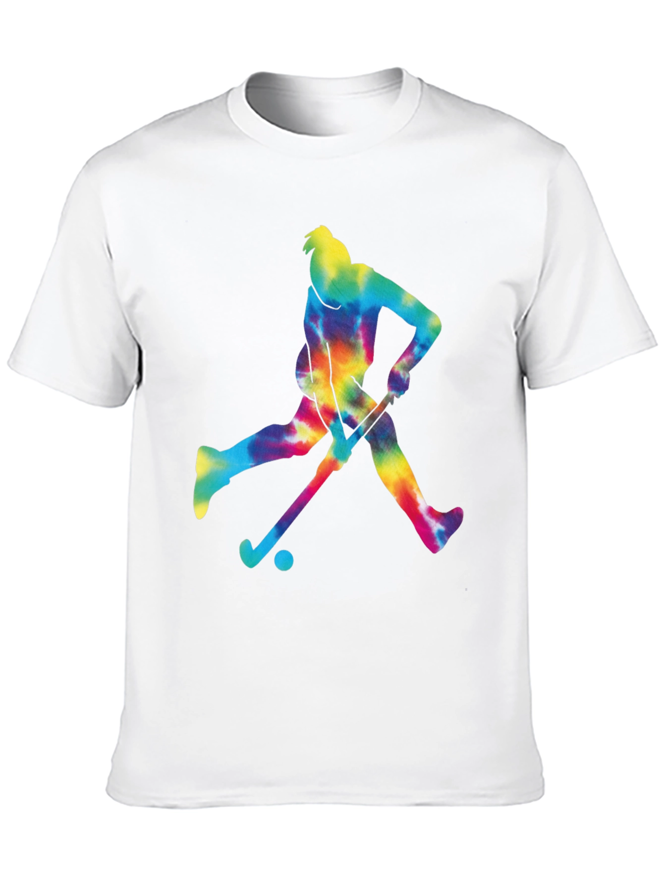 Tie Dye Field Hockey T-Shirt - Cool Graphic Tee