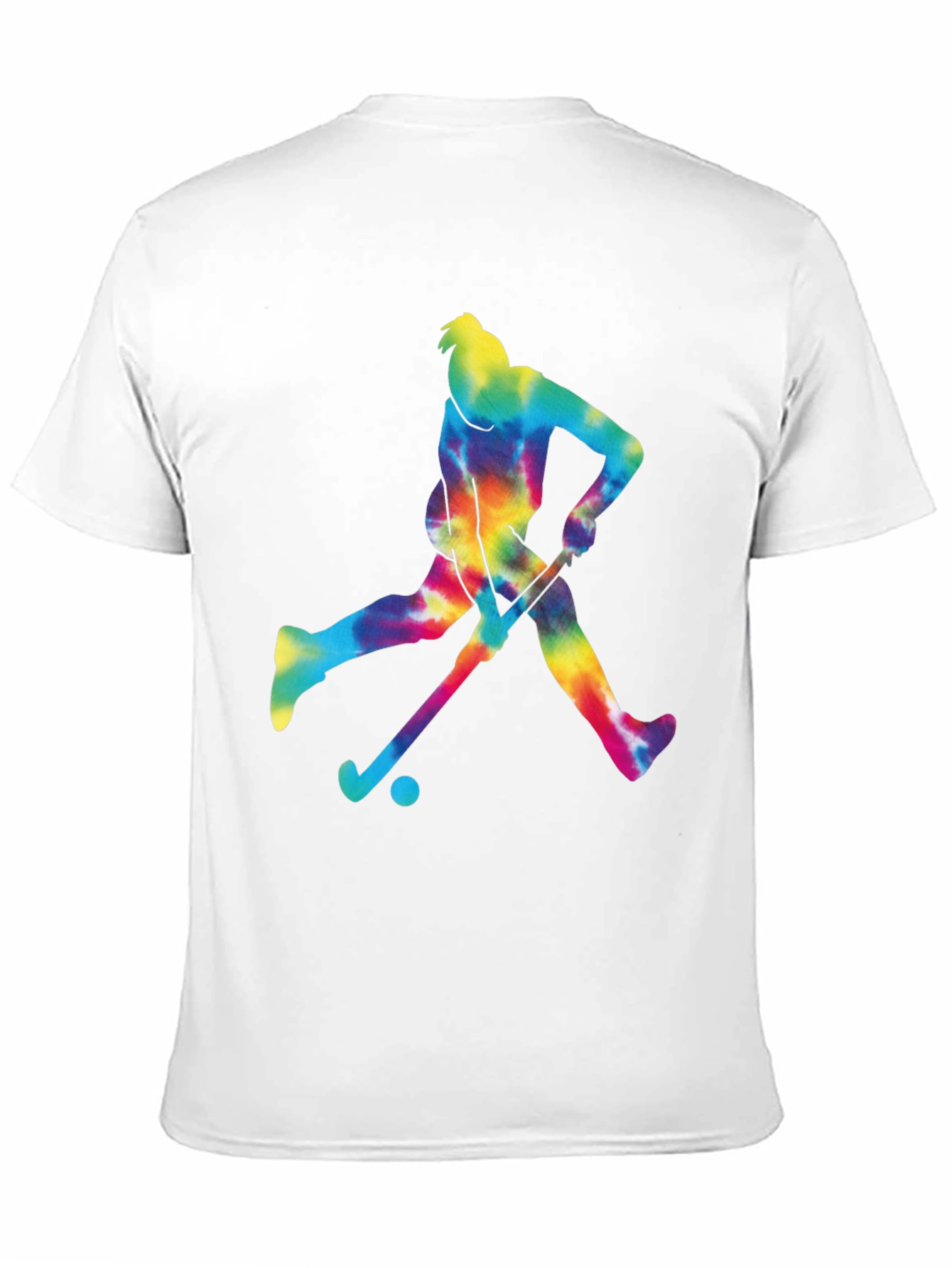 Tie Dye Field Hockey T-Shirt - Cool Graphic Tee
