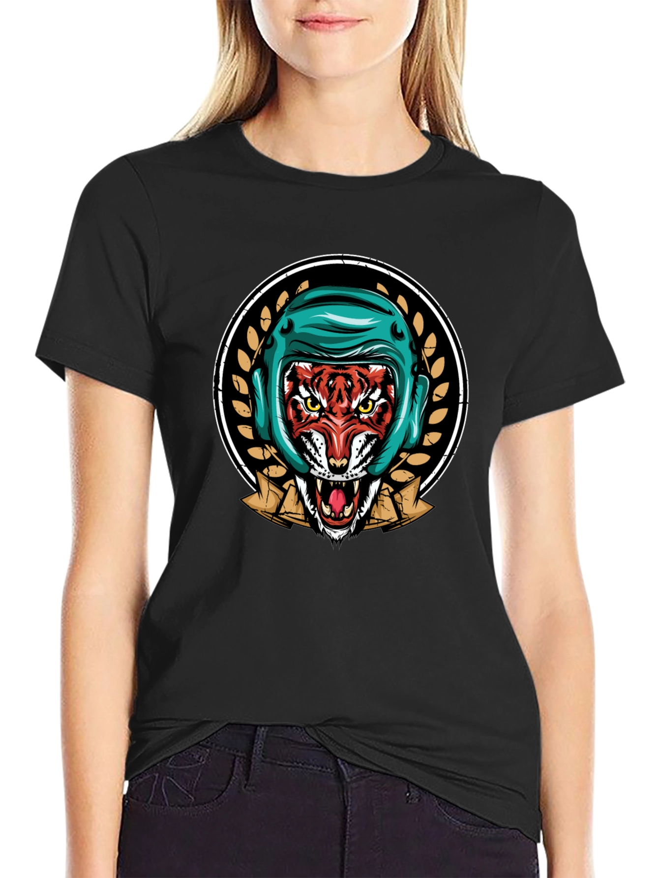 Tiger Boxer T-Shirt - Fierce Graphic Tee