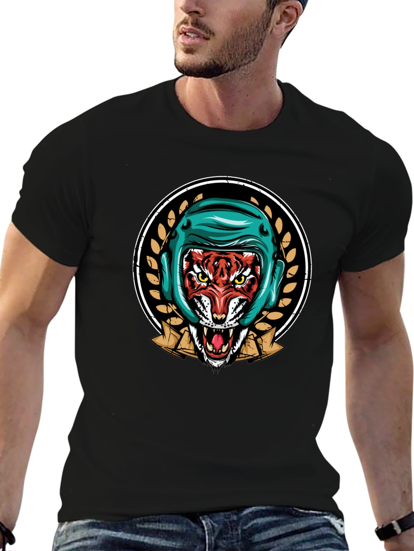 Tiger Boxer T-Shirt - Fierce Graphic Tee