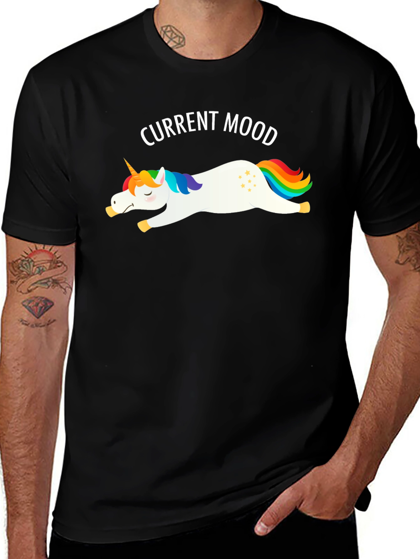 Current Mood Unicorn Graphic Tee