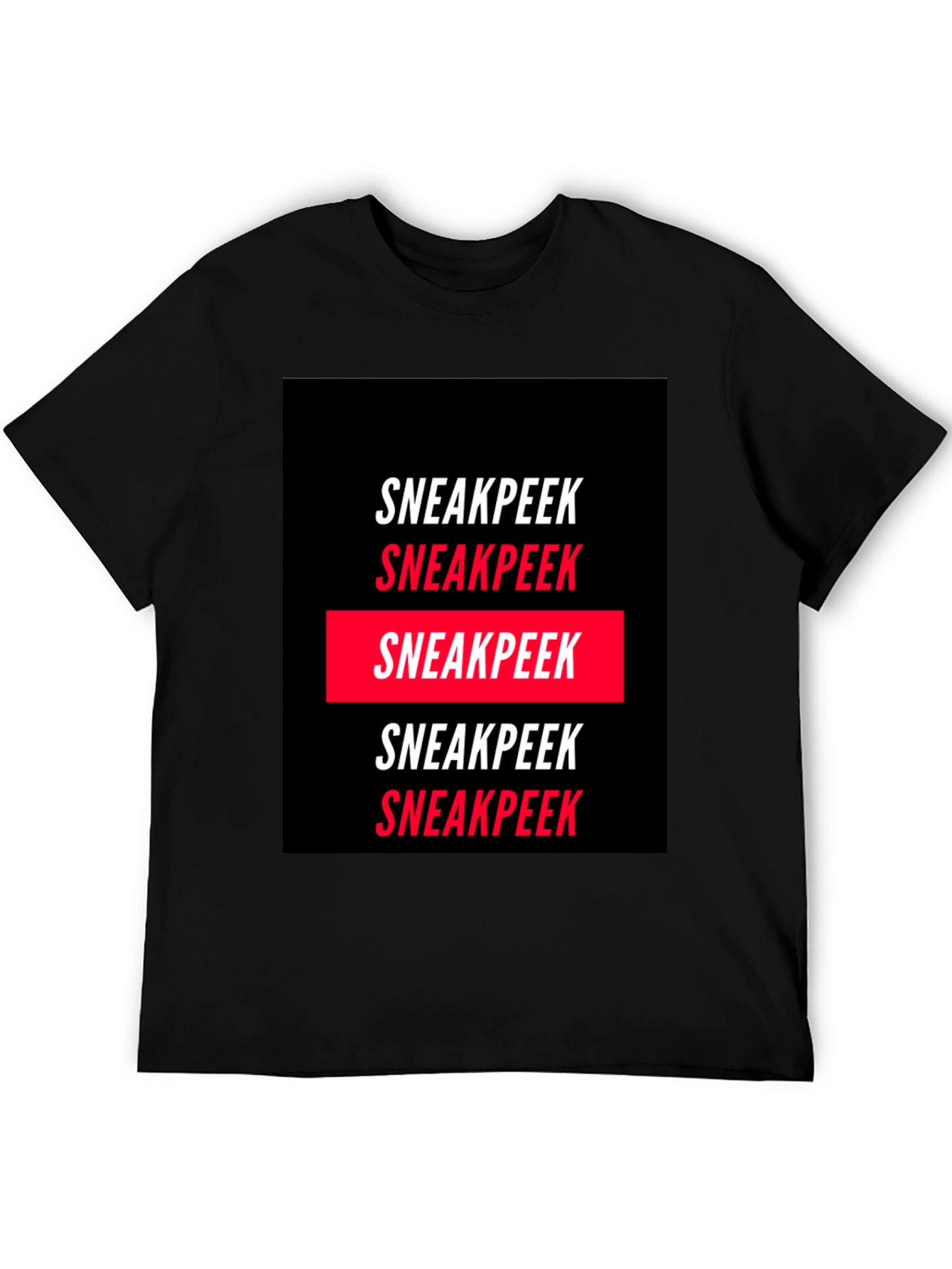 Sneakpeek Graphic Tee - Bold Streetwear Style