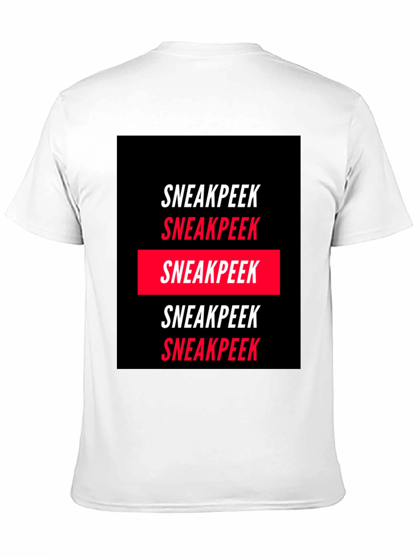 Sneakpeek Graphic Tee - Bold Streetwear Style