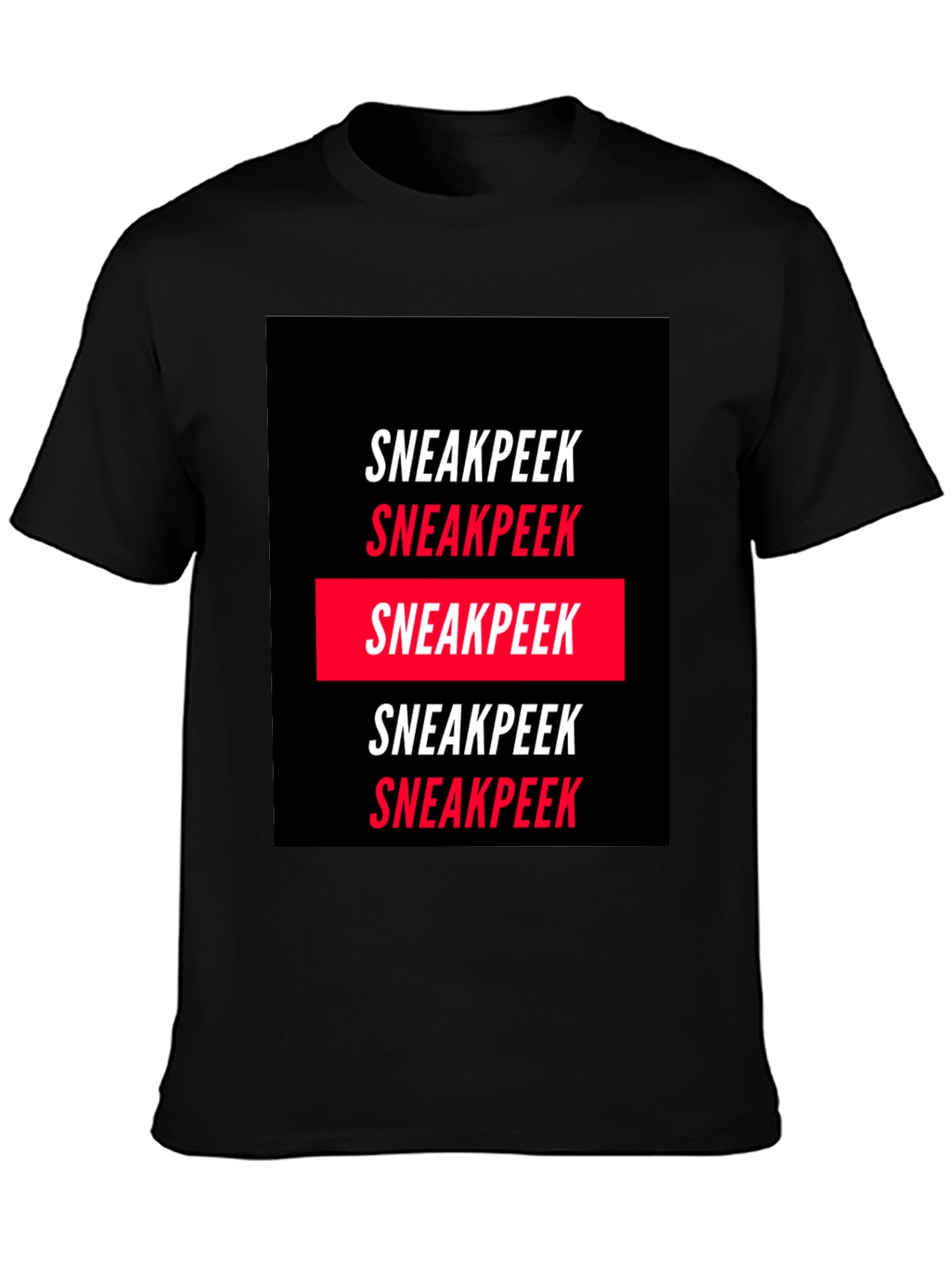 Sneakpeek Graphic Tee - Bold Streetwear Style