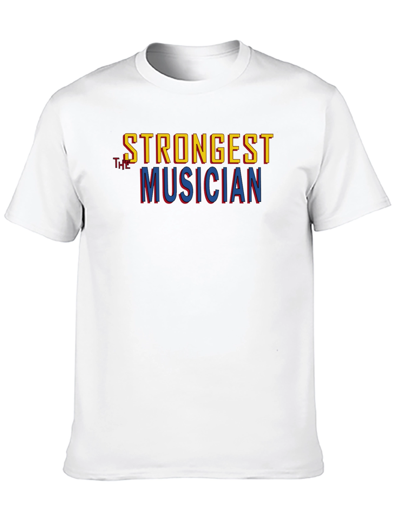 Strongest Musician Graphic Tee - Stylish Black T-Shirt