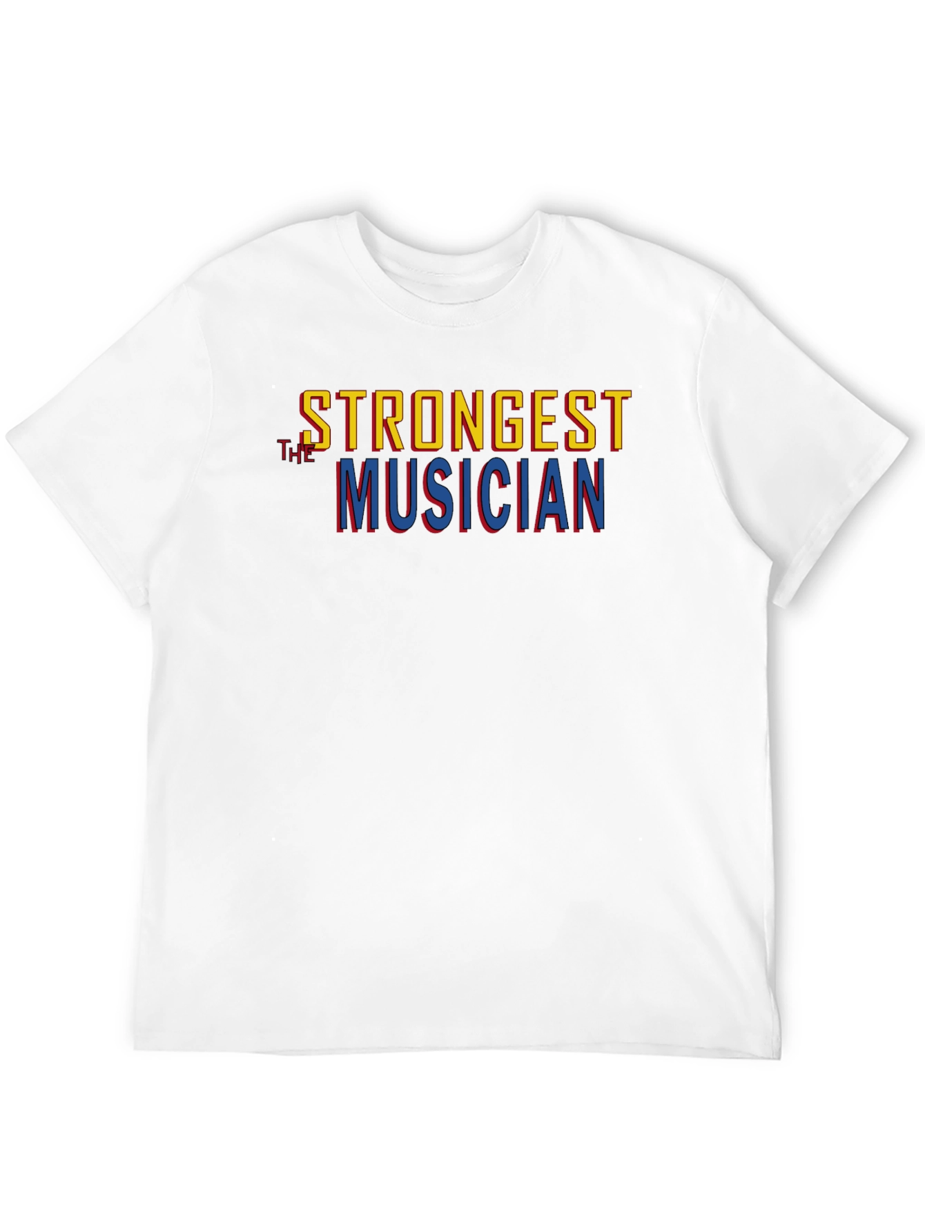 Strongest Musician Graphic Tee - Stylish Black T-Shirt