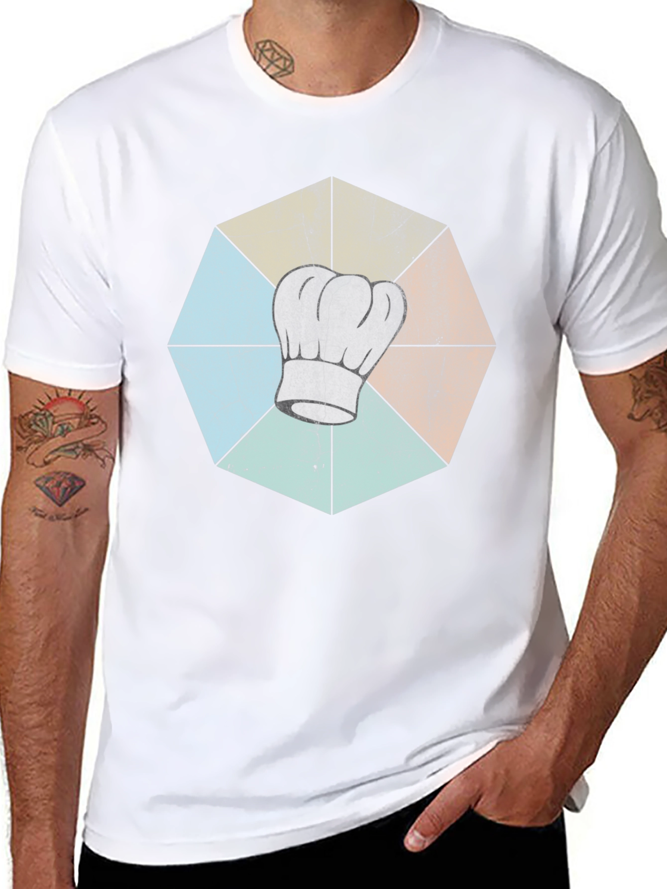 Chef Hat Retro Graphic T-Shirt