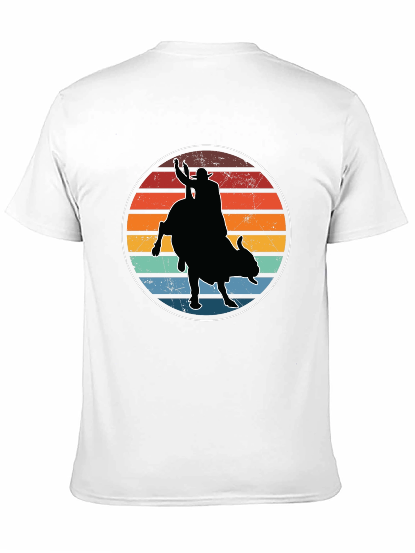 Retro Rodeo Bull Rider T-Shirt