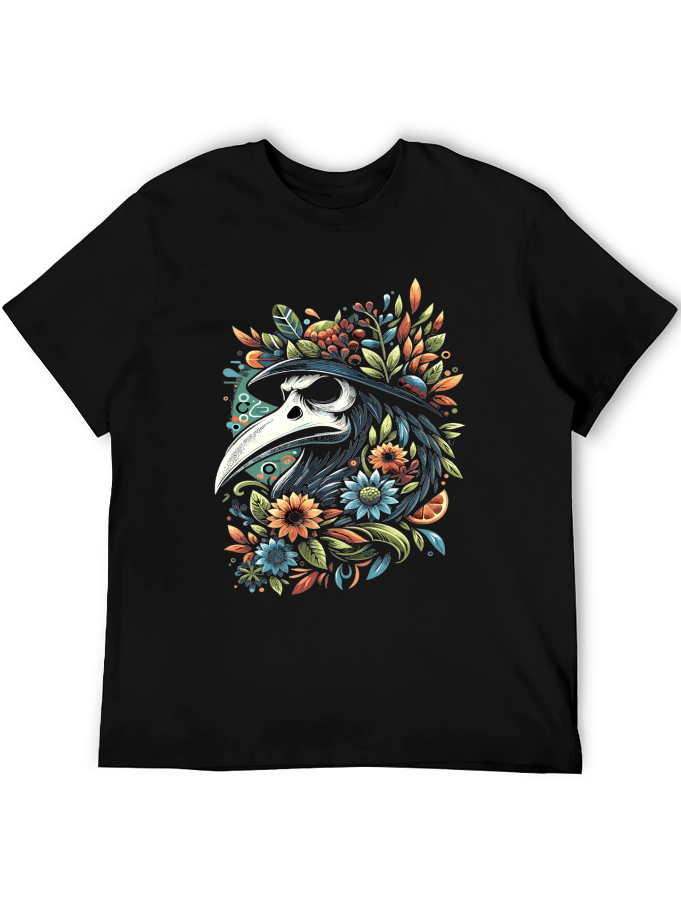 Floral Plague Doctor Graphic Tee