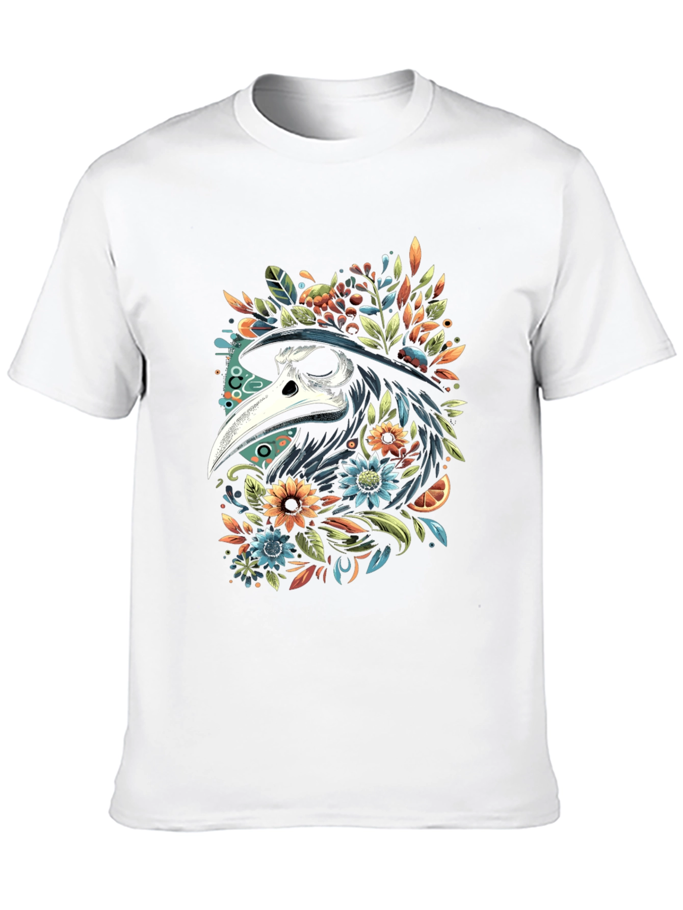 Floral Plague Doctor Graphic Tee