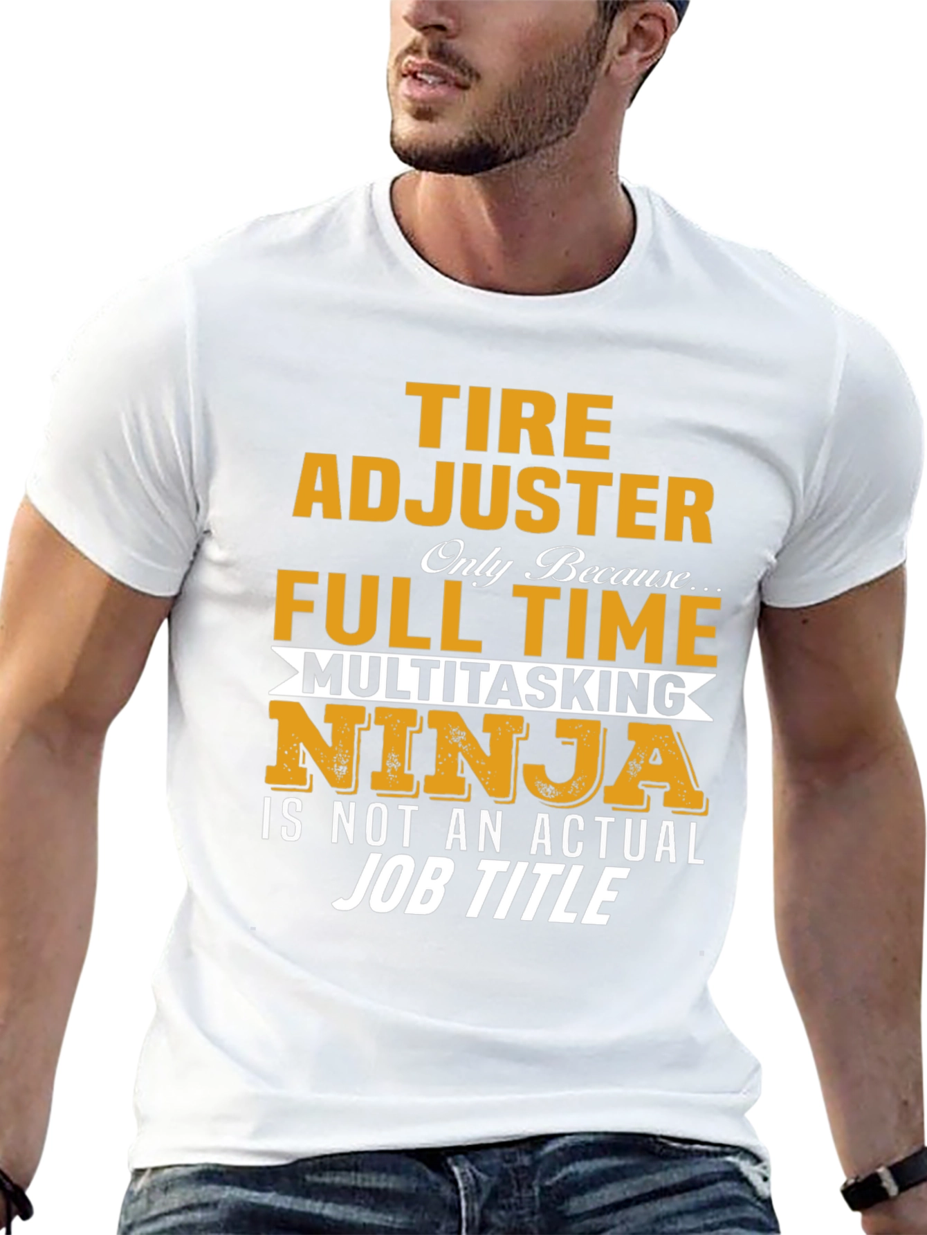 Tire Adjuster Full Time Multitasking Ninja T-Shirt