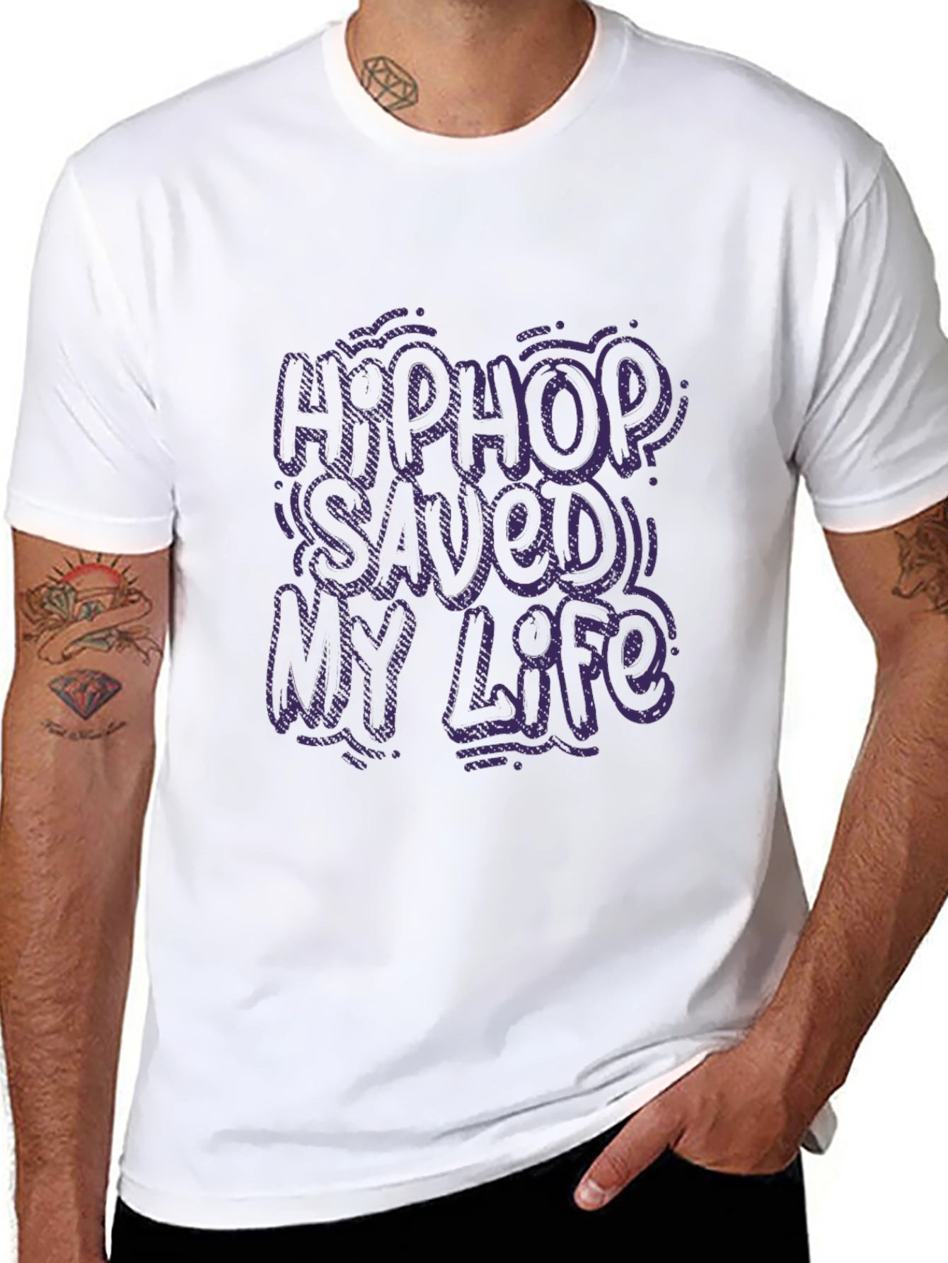 Hip Hop Saved My Life Graphic Tee